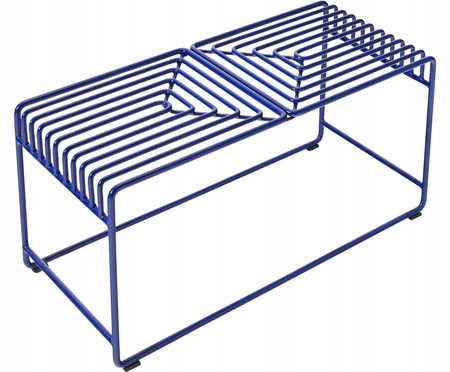 Ławka Banu 96x47cm nowoczesna metalowa, idealna do wnętrz i ogrodu