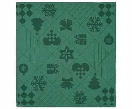 Zestaw serwetek Natale 4 szt. 45x45 cm – elegancja na świąteczny stół!