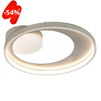 Lampa sufitowa LED Carat 16103-01-27, Klosz Aluminium, Średnica 36 cm